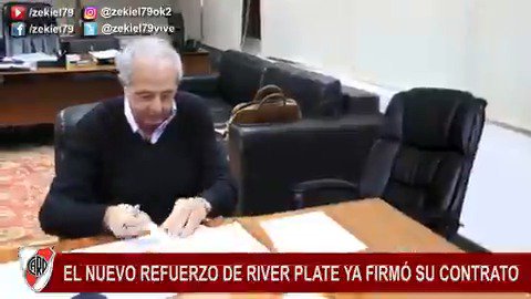 El viento ya es jugador de River, pasó la revisión médica en la clínica Rossi y firmará contrato por 2 años con una cláusula de recisión de 20 M U$$. "Vengo a empujar y cambiar el aire del equipo"