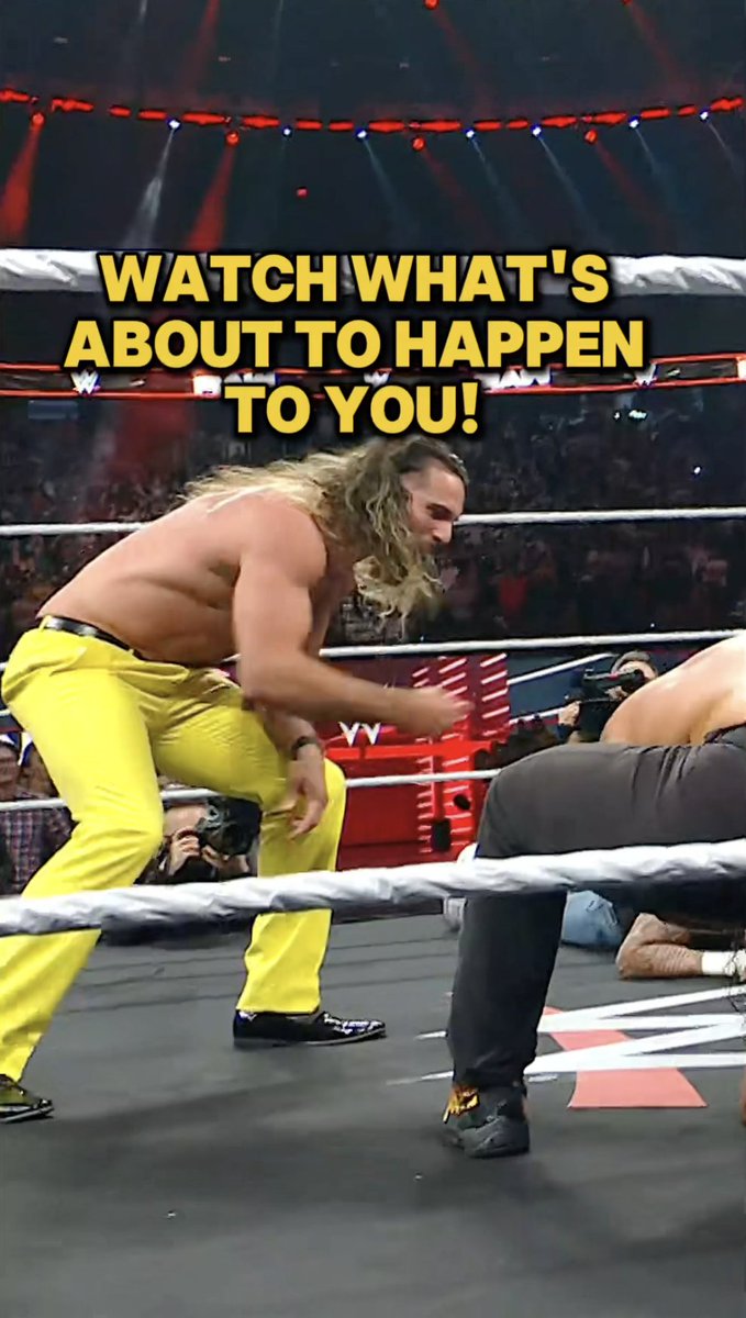 "The future of this business runs through me!" If you're not Seth Rollins, Bronson Steiner or Paul Heyman... you're in trouble. 😨 #WWERaw