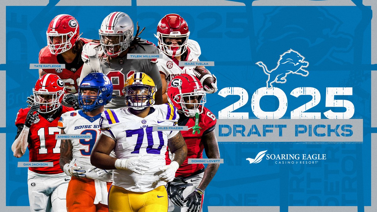 Watch highlights from the entire 2025 #Lions Draft Class 🎥
