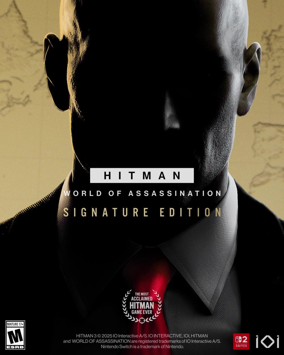 Agents, HITMAN World of Assassination - Signature Edition is now available to pre-order on #NintendoSwitch2. Your next contract is truly on the go. 💥Pre-order today: