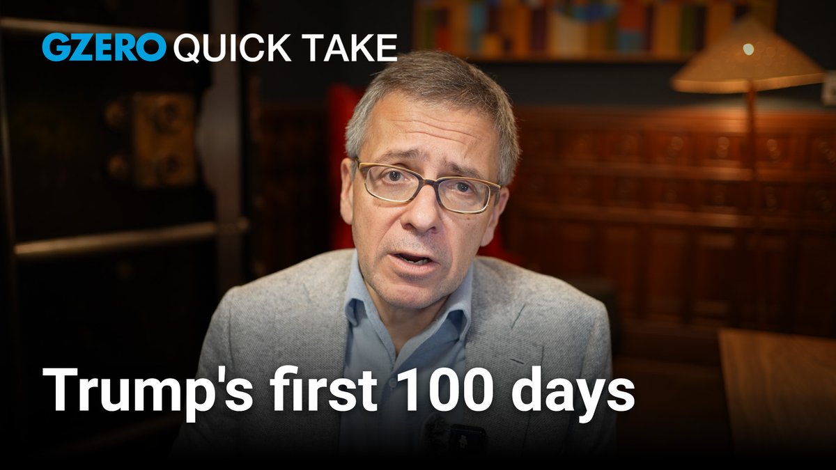 it’s been 100 days of trump's second administration. how's he doing? my two cents for GZERO Media
