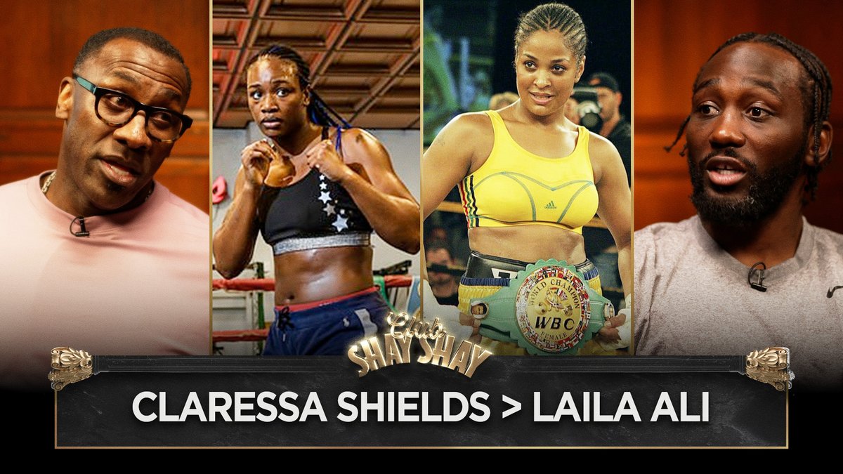 . Terence Crawford Says Claressa Gwoat Shields Is Better Than Laila Ali & Calls Her The G.O.A.T “ I love Laila too, but ain’t nobody coming close to Claressa...it’s no comparison.”