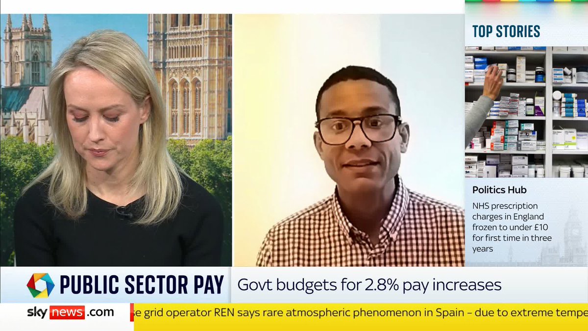 "There are other options available to the government other than cutting health and education". General Secretary of the National Education Union Daniel Kebede tells Sophy Ridge why the government can afford to increase public sector pay.