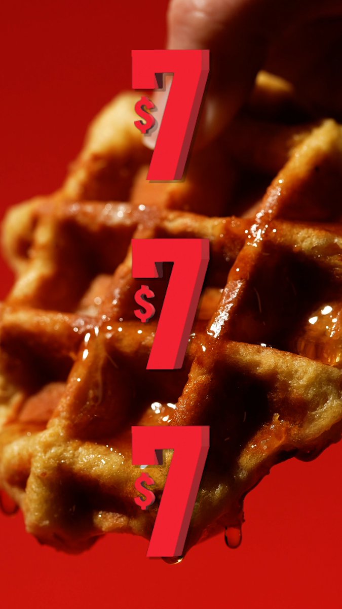You asked for it, so we brought it back. Chicken &amp; Waffles for just $7. Only at KFC. 🍗🧇