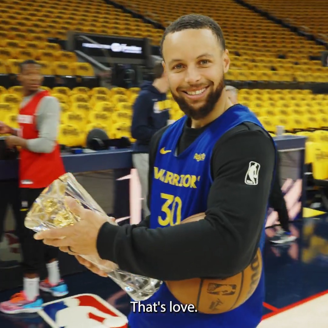 Your 2024-25 Twyman-Stokes Teammate of the Year, Stephen Curry 🤝