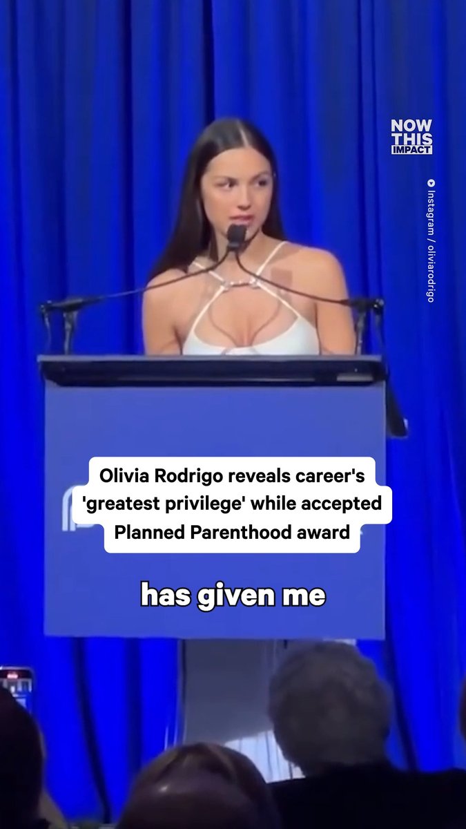 Olivia Rodrigo was deeply moved when she accepted Planned Parenthood’s Catalyst of Change Award, recognizing her passionate advocacy for reproductive rights among young women. Rodrigo created Fund 4 Good, a global initiative supporting local nonprofits that fight for reproductive freedom, girls’ education, and an end to gender-based violence. Through her unwavering commitment, she has donated over $2 million from her GUTS World Tour to these vital causes — hoping to ensure that no woman ever has to sacrifice her dreams, her health, or her humanity because of oppressive laws or lack of resources.