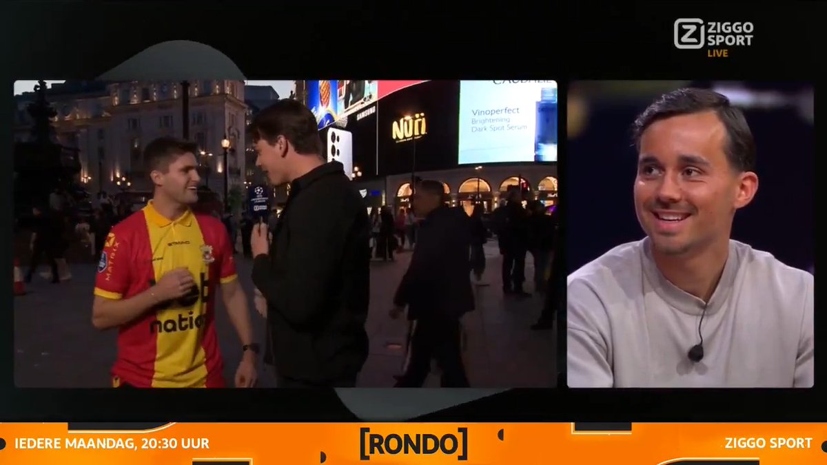 Een @gaeagles fan op het Piccadilly Circus 😱 #ZiggoSport #Rondo