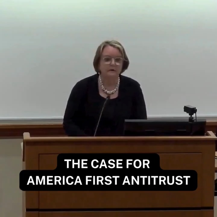🚨THE CASE FOR AMERICA FIRST ANTITRUST: We need an economy that works for the American people, not the other way around. America First Antitrust will empower America’s forgotten men and women to shape their own economic destinies.