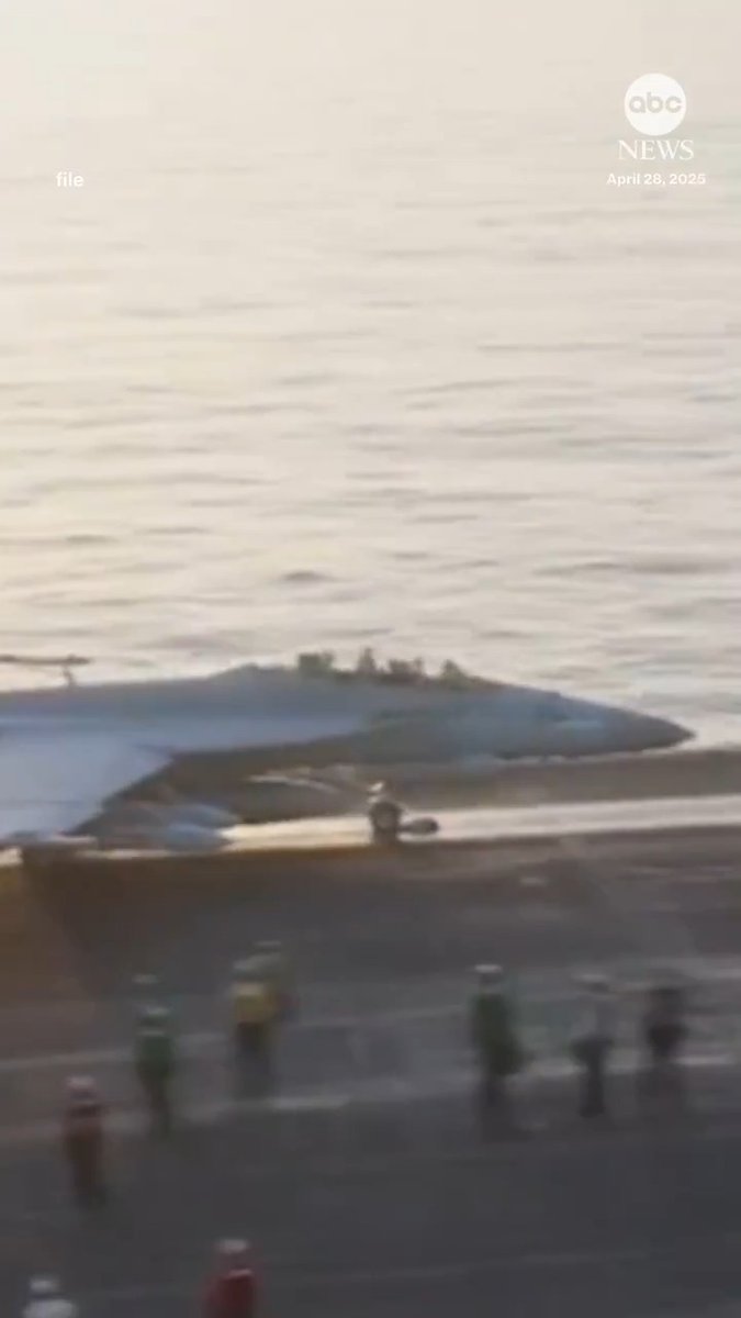 An F/A-18 fighter jet rolled off the side an aircraft carrier and sank to the bottom of the Red Sea, the U.S. Navy announced on Monday. One person sustained a minor injury, according to officials. Read more: