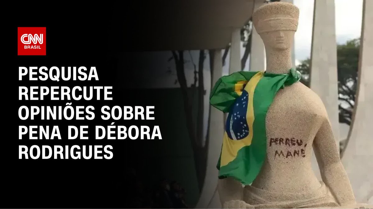 "Perdeu, mané": 70,8% consideram que pena não é justa; assista #CNNBrasil360º