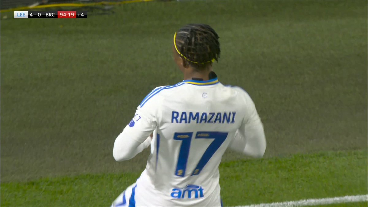 Largie Ramazani gets another in the last minute of the game! What a cameo?! 🤸‍♂️