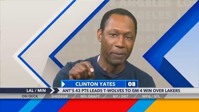 "Everyone says 'Don't poke the bear, Ant. Don't poke the bear.' Anthony Edwards IS the bear now." Clinton Yates