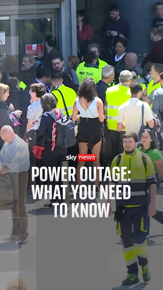 Sky's Tom Clarke explains the mass power outage that has been affecting Spain and Portugal since this morning. A 'rare atmospheric phenomenon' has been blamed for causing the huge blackouts. Latest updates: