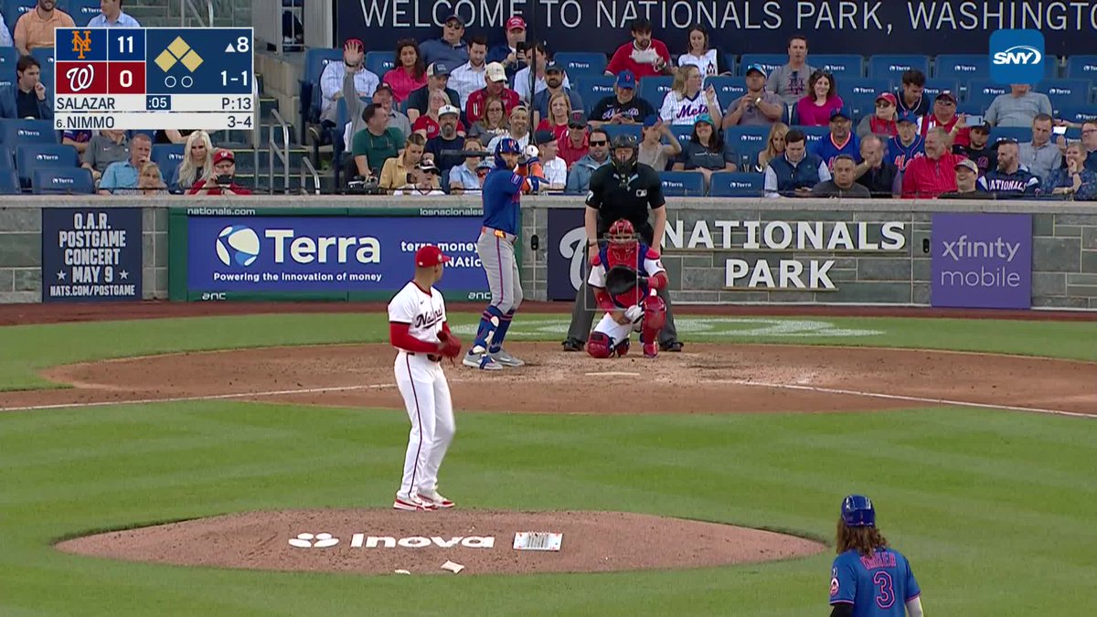It’s a 9-RBI day for Brandon Nimmo!