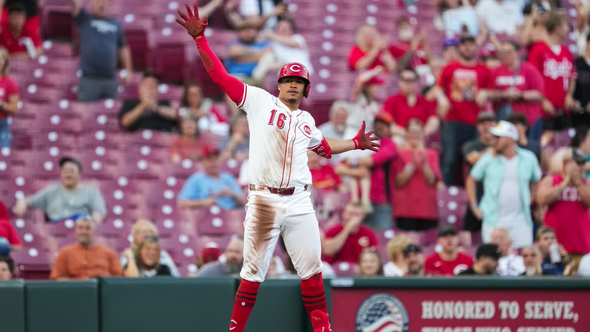 First career triple for Noelvi Marte‼️