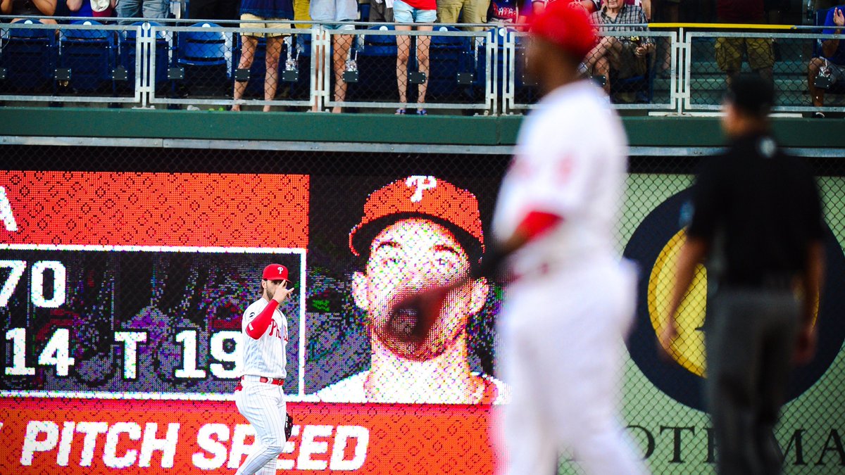 Back when Bryce Harper played right field