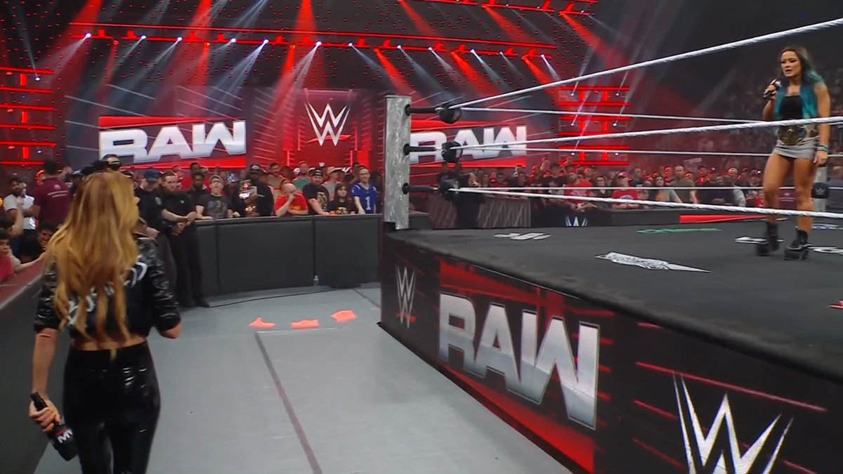 Them's fightin' words! 👊 #WWERaw