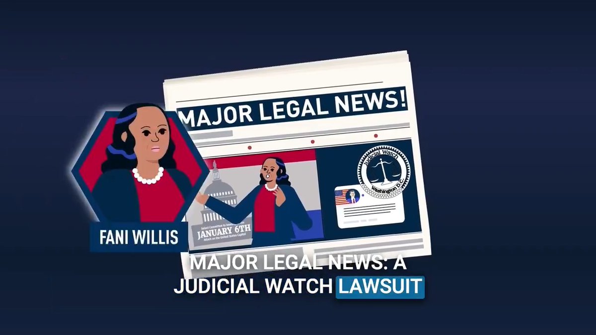 Fani Willis caught hiding documents of collusion with Pelosi gang against @RealDonaldTrump. Judicial Watch ⚖️ exposes the lies!