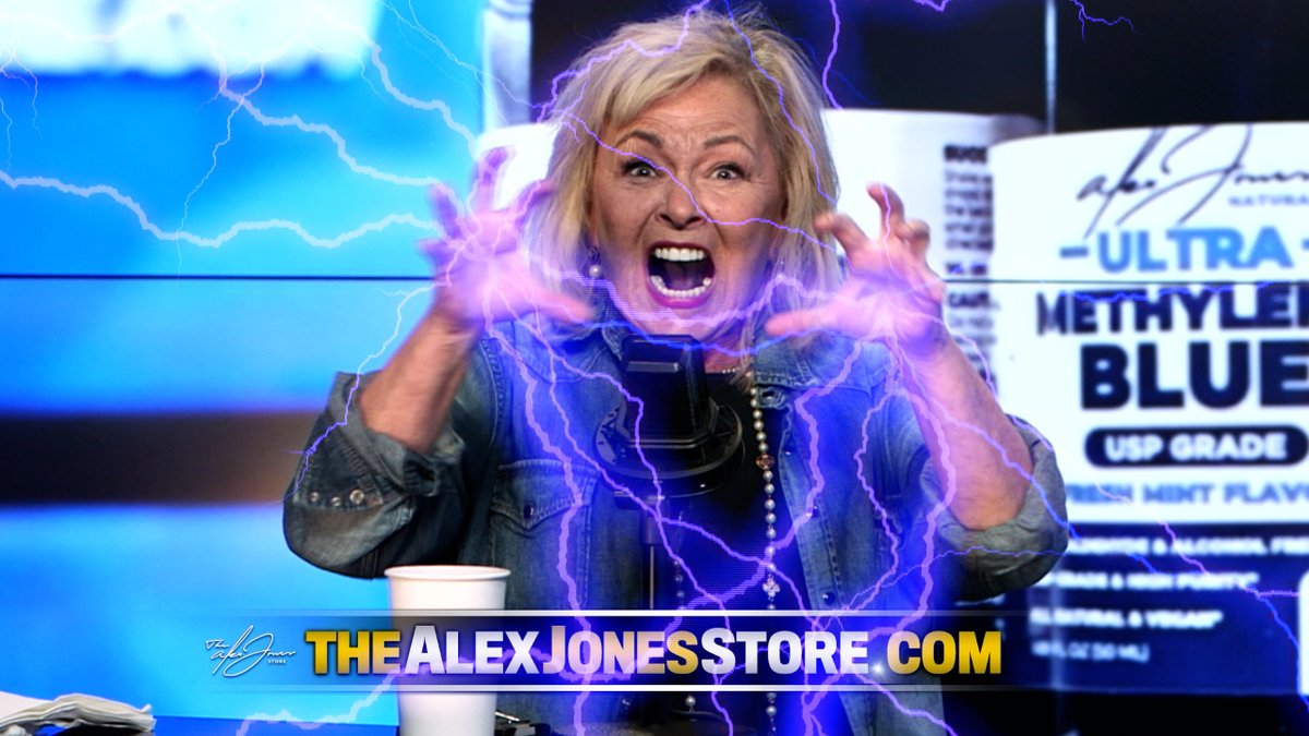 VIDEO: Roseanne Barr Has An Incredible Experience On The Alex Jones Show, "I've Never Felt Anything Like It, I Feel Like I'm Completely Focused &amp; Have A Lot Of Energy! I Feel Really Good— Electrified!" » Feel The Unlimited Power &amp; Palpatine Love: