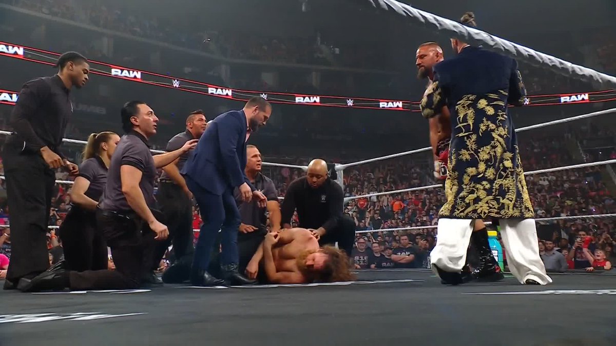 He put the EXCLAMATION POINT on it! #WWERaw