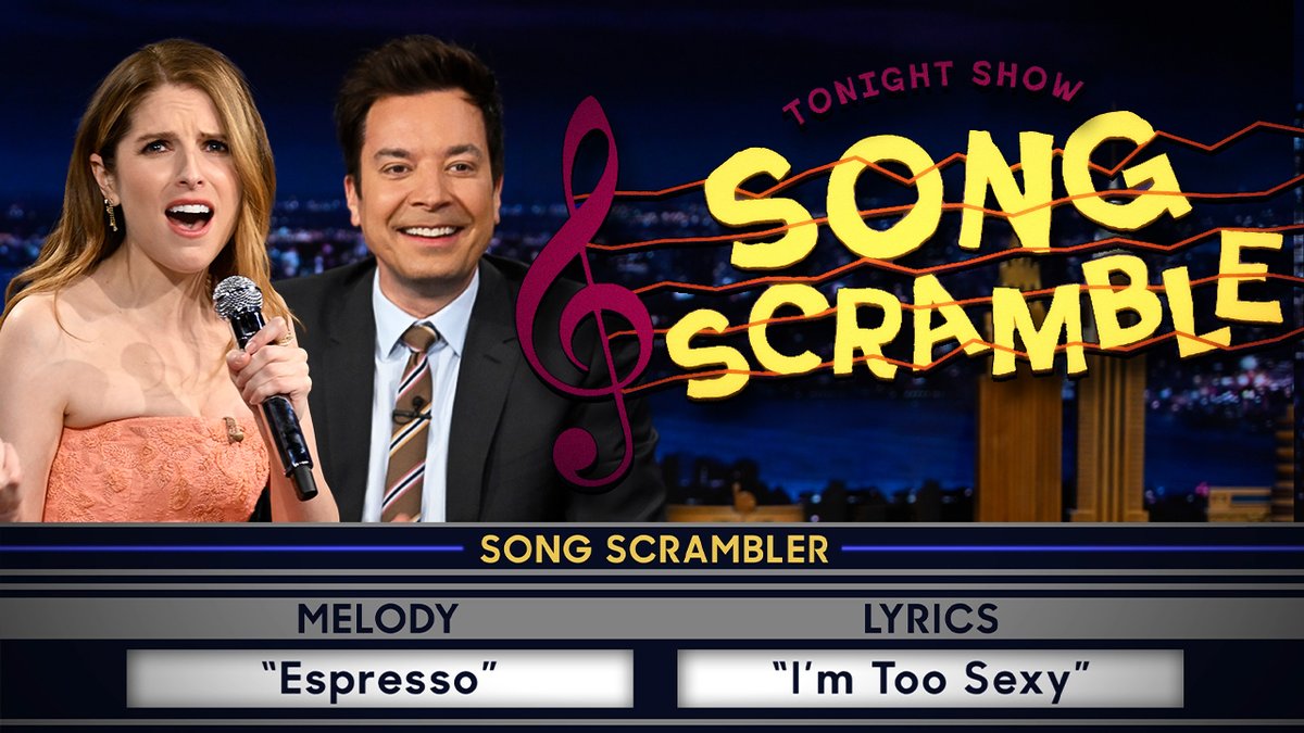 Song Scramble w/ Anna Kendrick 😵💫 #FallonTonight