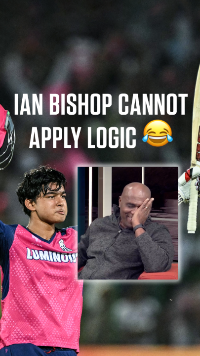 Ian Bishop is not able to apply logic to Suryavanshi's 35-ball IPL hundred 😂 Ian Raphael Bishop | #TimeOut