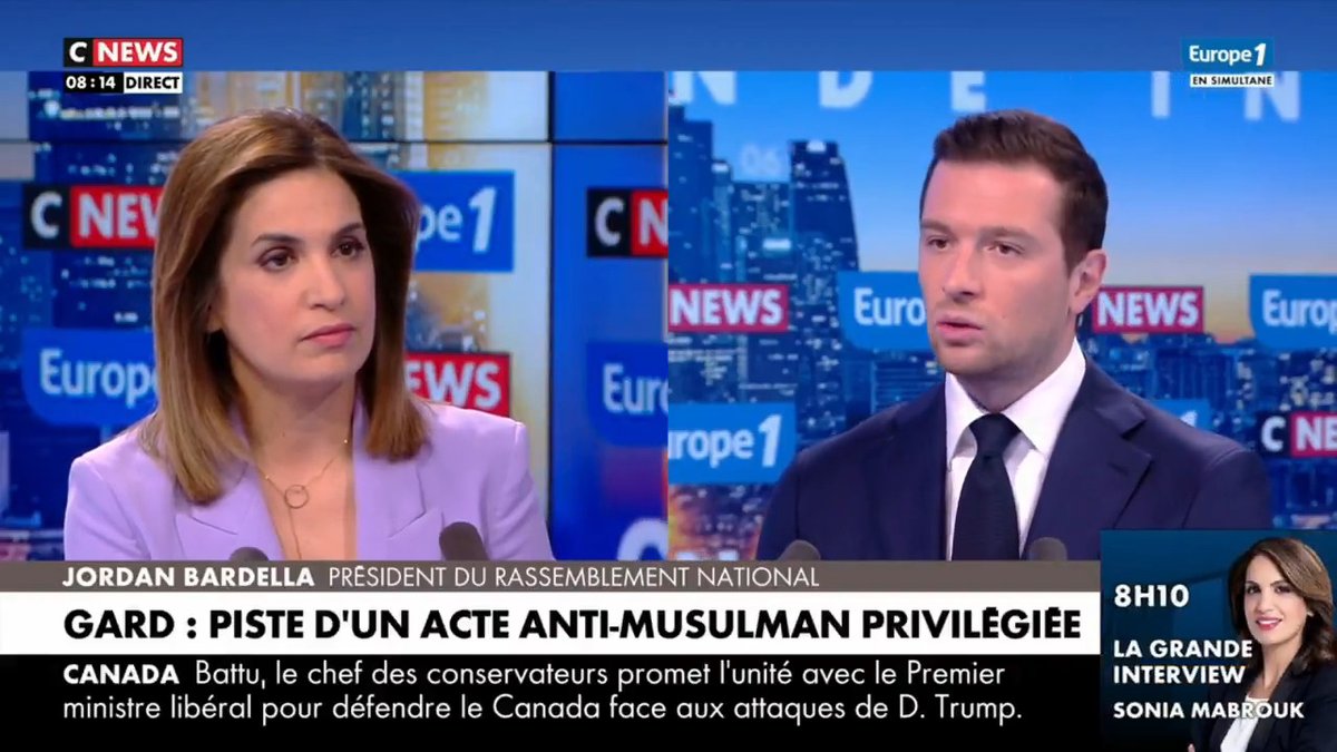 Ce qui s'est passé dans le Gard est une horreur et je veux une pensée pour la famille de la victime. C'est le révélateur d'une France livrée à l'insécurité, à la violence, à l'ensauvagement : les Français ont le sentiment que plus aucun territoire n'est à l'abri. CNEWS