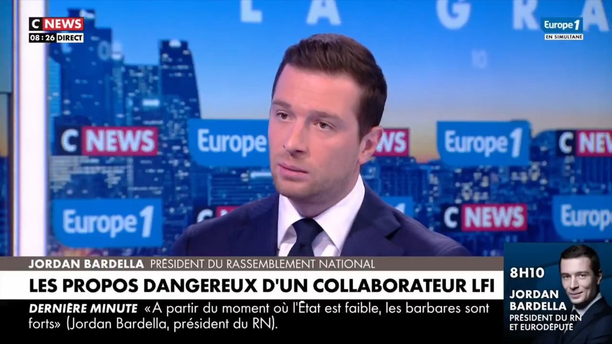 Je n'oublierai jamais qu'aux élections législatives, Emmanuel Macron et Gabriel Attal ont retiré leurs candidats pour appeler à voter pour les candidats de la France insoumise. Il y a ces militants de la haine, et ceux qui leur ont permis de se retrouver à l'Assemblée !