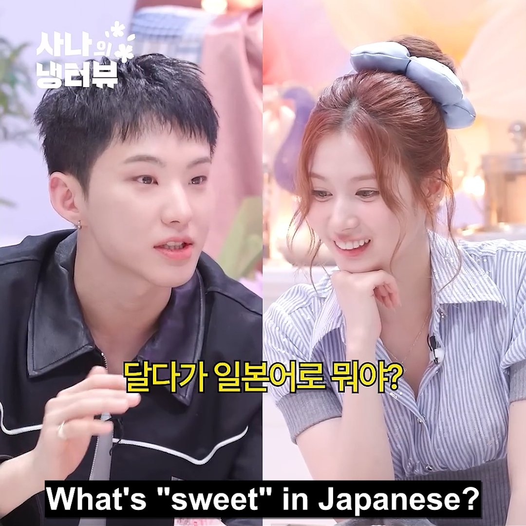 SANA and SEVENTEEN Hoshi & Woozi Speaking in Japanese