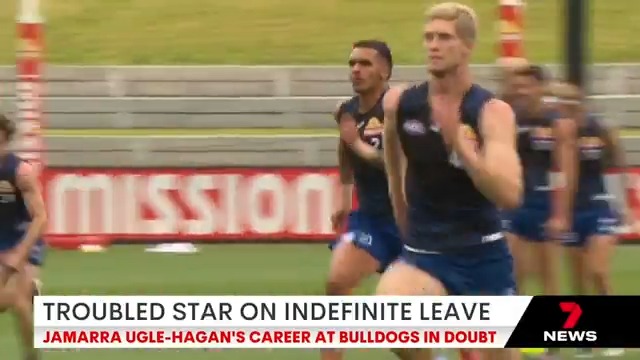 Jamarra Ugle-Hagan's career at the Western Bulldogs appears over. Mitch Cleary reports. #7NEWS