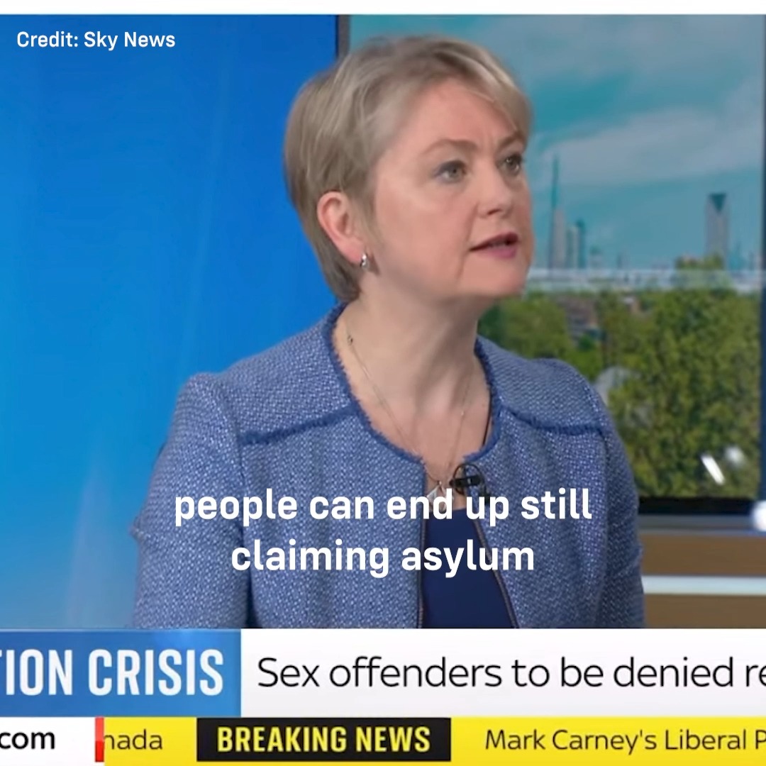 For too long, our asylum system has been broken. We are taking action to make British streets safer. That is why sex offenders who pose a risk to the community will be denied refugee protections in the UK.