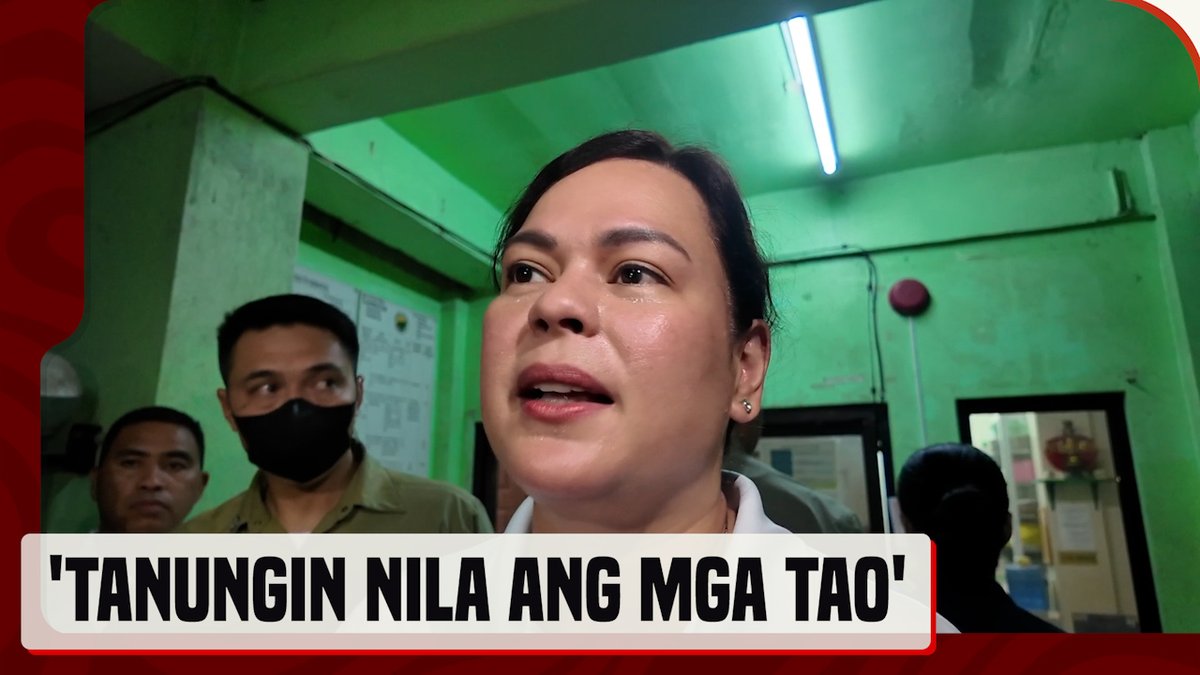 'TANUNGIN NILA ANG MGA TAO' Ito ang reaksyon ni Vice Pres. Sara Duterte sa pagtanggi ni Palace Press Officer Usec. Claire Castro na planado ang umano'y pagpapabagsak sa pamilya Duterte. #News5
