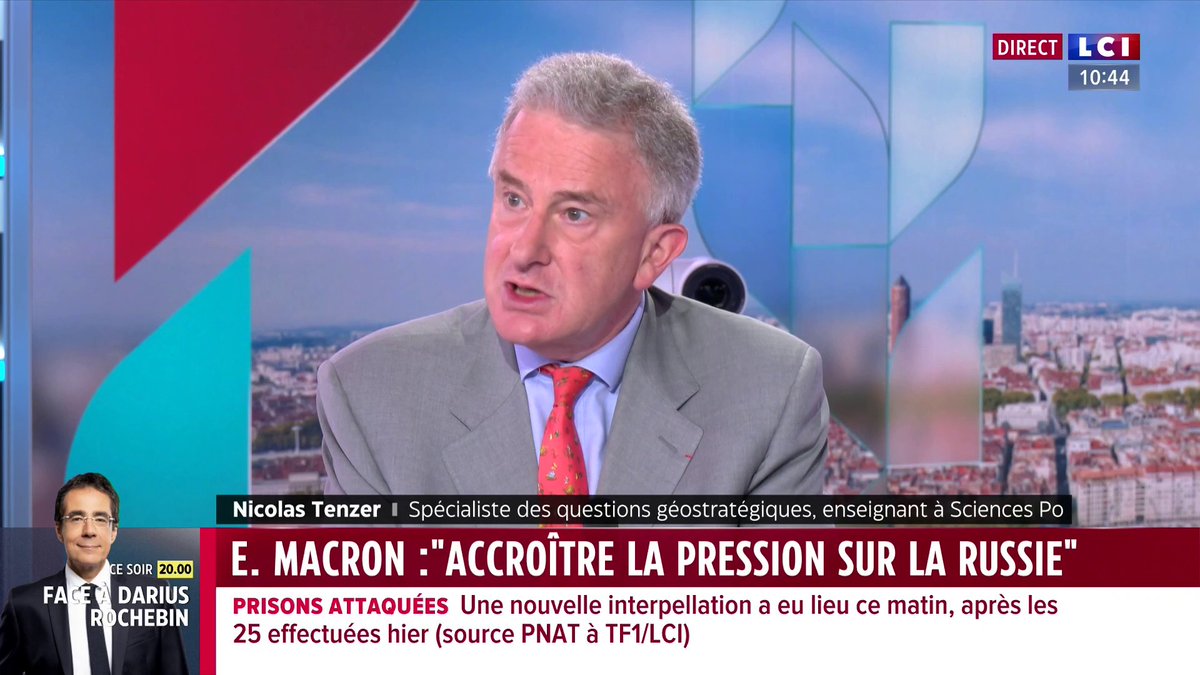 🗣️ "Quand vous voyez l'Ukraine sur le terrain, elle tient ses positions, elle se renforce" note Nicolas Tenzer