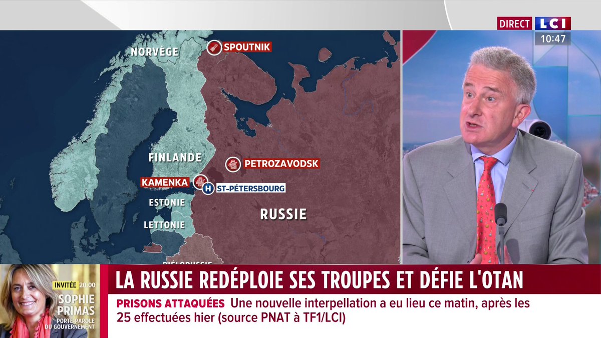 🗣️ "Il est parfaitement évident que les forces russes n'ont pas la capacité dans les deux ans qui viennent d'attaquer les forces de l'Otan" affirme Nicolas Tenzer