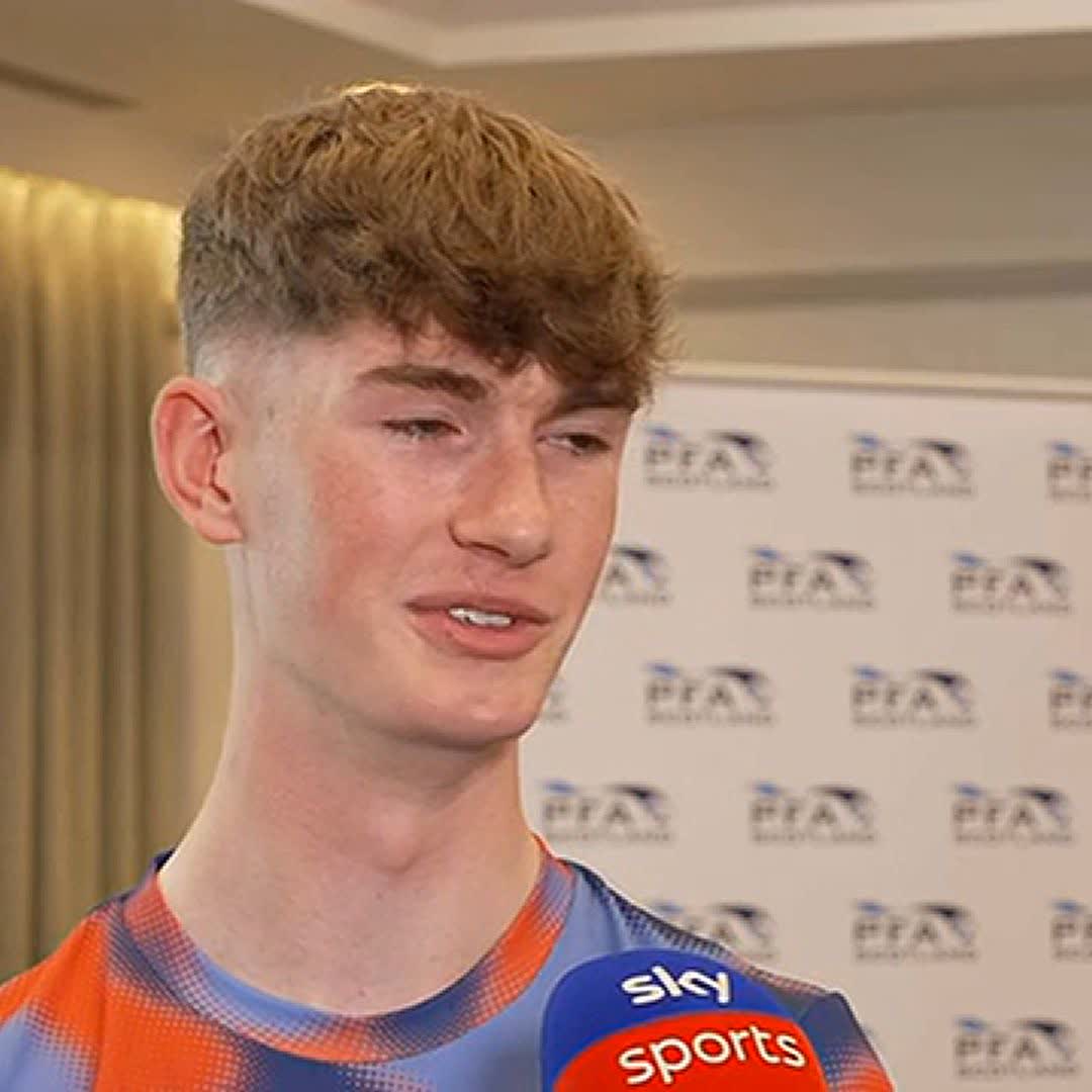 โฅ๏ธ "I scored in his first game, he gave me a lot of opportunities... managers change but, as players, we have to take some responsibility..." Hearts forward James Wilson on Neil Critchley's departure and his nomination for PFA Scotland Young Player of the Year ๐ฝ