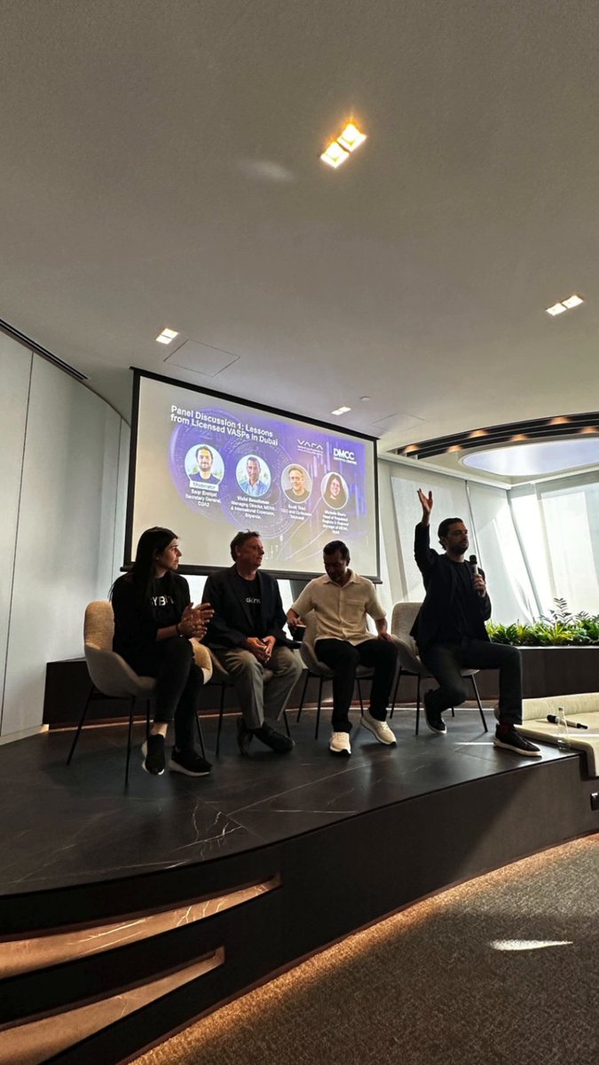 📍 Setting up in Dubai Bybit joined Virtual Assets Regulatory Authority (VARA) and DMCC Crypto Centre for an exclusive event on navigating Dubai’s regulatory landscape and growing in the MENA region. 🤝 Thanks to all who joined the conversation at this Token2049 side event. #TheCryptoArk #CryptoRegulation #Token2049
