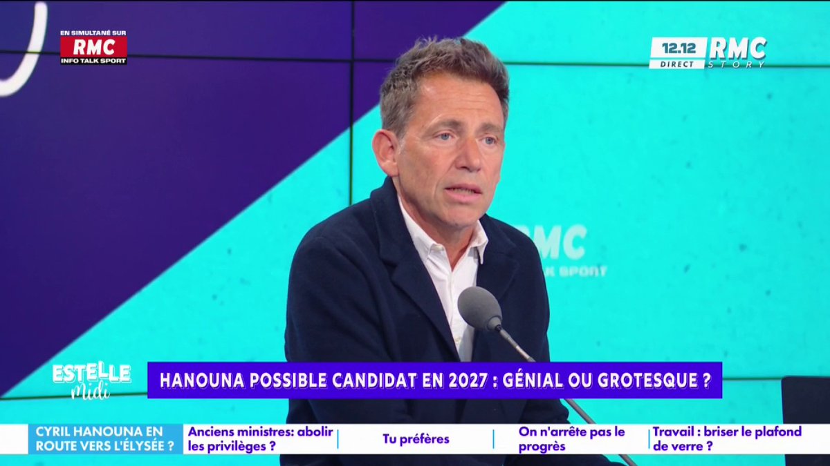 🗳️ Hanouna possible candidat en 2027 🎙️ Daniel Riolo : "En France, on a le côté "crédibilité du politique" mais cette histoire politique très prétentieuse, qu'est-ce qu'elle a donné ces dernières années ? Un Mozart de la finance qui nous a mis dans le trou !" #EstelleMidi
