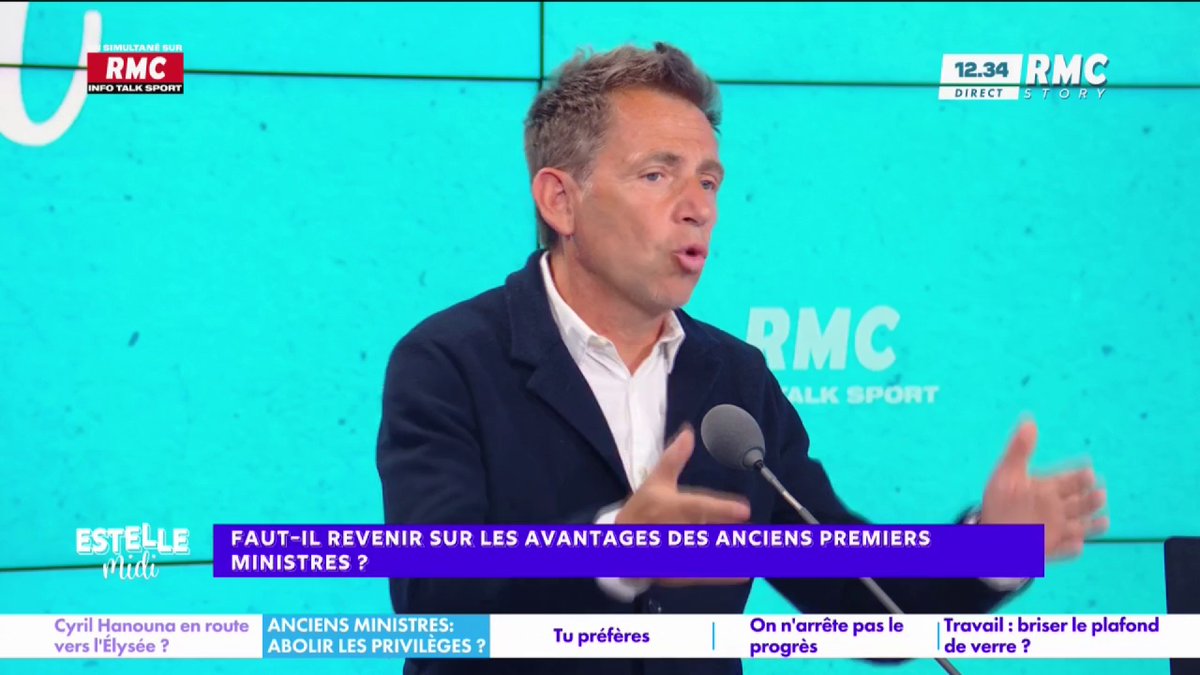 💶 Faut-il revenir sur les avantages des anciens ministres ? 🎙️ Daniel Riolo : "Stop la sécurité, les chauffeurs ! Dominique de Villepin : deuxième ! Ça ne rentre pas dans son délire de gauchiste d'arrêter ces exagérations ? Il pourrait renoncer à ces dépenses..." #EstelleMidi