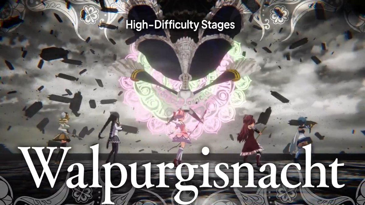 ━━━━━━━━━━━ "Walpurgisnacht Descends" Score Attack Special Edition is coming!✨ ━━━━━━━━━━━ This is a special edition of Score Attack, with different witches in different stages! Be sure to play the high-difficulty battles! #madoka_exedra