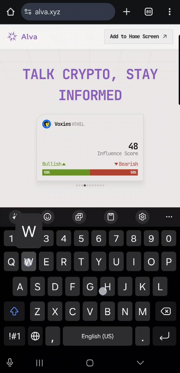 Alva isn’t just desktop alpha—it's pocket-sized too 📱 Use on mobile to track the market, research tokens, and catch airdrops anywhere, anytime