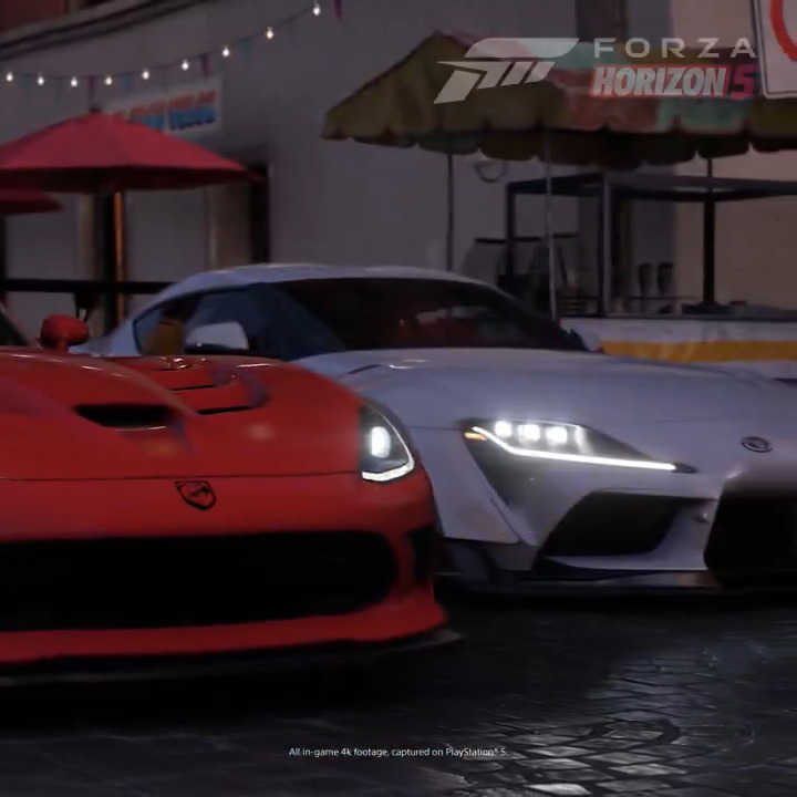 Forza Horizon 5 speeds onto PS5 today 🌵🏁 Race across an open-world map set in Mexico:
