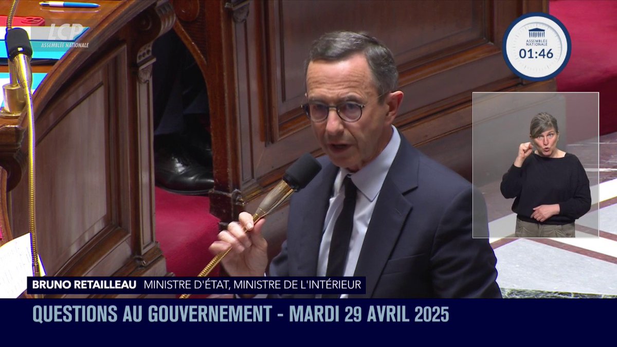 Meurtre d'Aboubakar Cissé : "Ce bruit est simplement un prétexte à la récupération. Vous voulez diviser la France, hystériser le débat politique", répond Bruno Retailleau à l'adresse de La France insoumise, qu'il accuse d'avoir "l'indignation sélective". #DirectAN #QAG