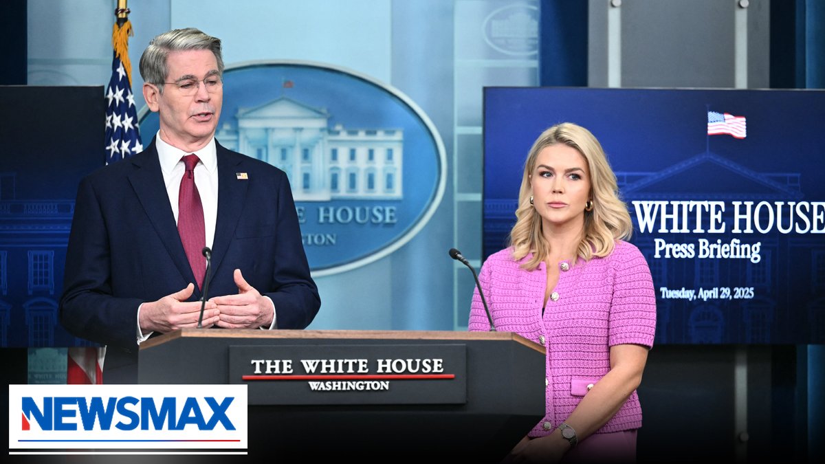 "[China sells] almost five times more goods to us than we sell to them. So the onus will be on them to take off these tariffs. They're unsustainable for them." — Treasury Secretary Scott Bessent Treasury Secretary Scott Bessent Karoline Leavitt FULL: