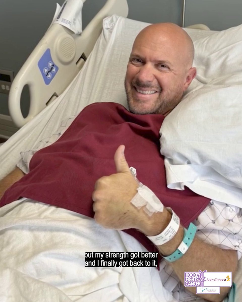 For John Walton, being a part of the Washington Capitals community helped rebuild his strength after his journey with cancer.💜 Watch the full #HockeyFightsCancer feature, presented by AstraZeneca at