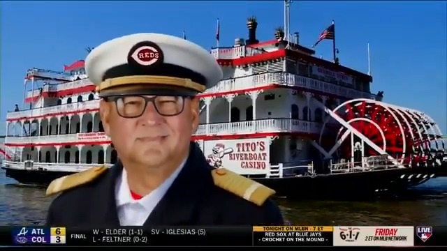The Cincinnati Reds have won five straight games... we're heading to Tito's Riverboat Casino! #MLBCentral | Mark DeRosa | #ATOBTTR