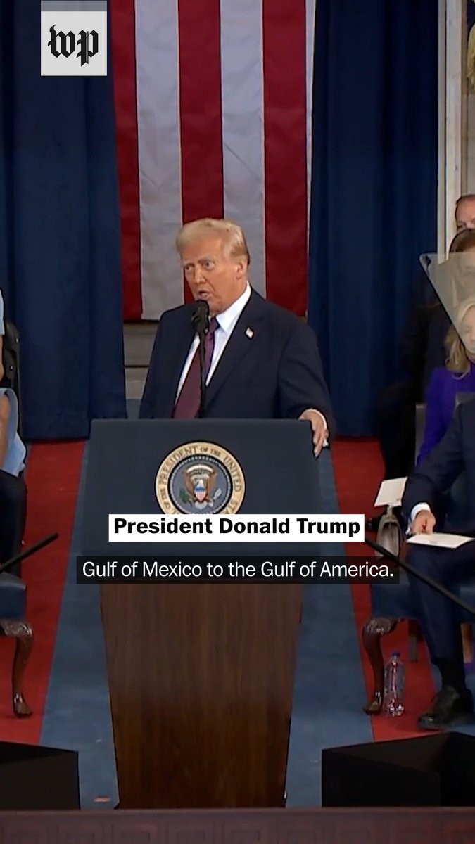 President Donald Trump spent his first 100 days in office renaming bodies of water, creating gold cards and trying out cars on the South Lawn. Here is Trump's first 100 days, in 100 seconds: