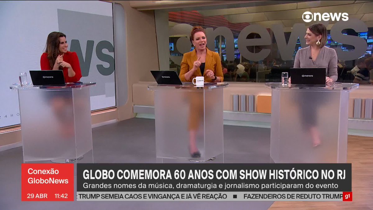 .@danielalima_ dançou e "se acabou" no show de 60 anos da TV Globo no Rio de Janeiro. Grandes nomes da música, dramaturgia e jornalismo participaram do evento. ➡ Assista ao #ConexãoGloboNews: #GloboNews