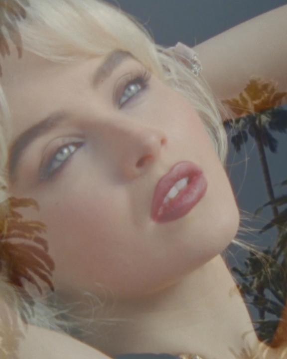Sabrina Carpenter stuns for Versace.