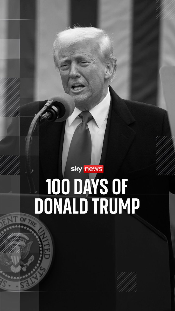 On the 100th day of Donald Trump's second term in the White House, US correspondent Mark Stone runs through some of the key moments.