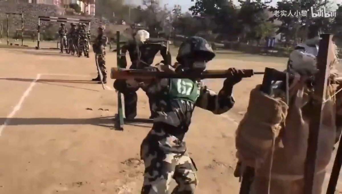 India and Pakistan continue their training for the potential war that could kick off at any time... #war #WTF #FAFO #fail #pakistan #india #Kashmir #training #Military #bayonet #G3 #762x51